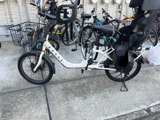 ママチャリ前後チャイルドシート