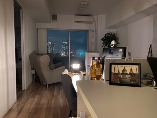 オットマン付　IKEA STRANDMON ストランドモン 1人掛けソファー