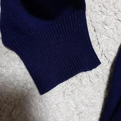 明星中学　高校　紺色　メンズセーターの画像