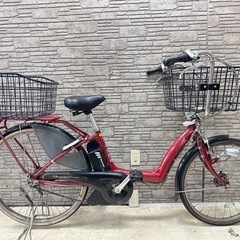 決算SALE  東京23区配達無料　新基準　ブリヂストン　アンジェリーノ 6Ah リチウム 電動自転車 中古 313