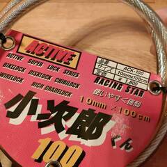 ★★ワイヤーロック★★ ACK-100 小次郎くん 10mm×100cmの画像