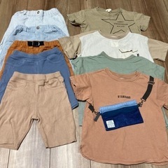 ハーフパンツ&半袖Ｔシャツ★9着セット★110cmの画像
