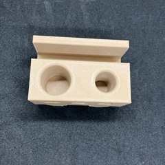ハンドメイド 3Dプリンター 電車型 ペン立て ハンコ立て 印鑑立て メモスタンドの画像