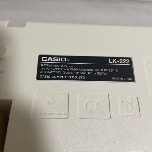 CASIO キーボード LK-222
