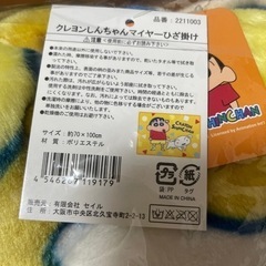 クレヨンしんちゃんひざ掛けの画像