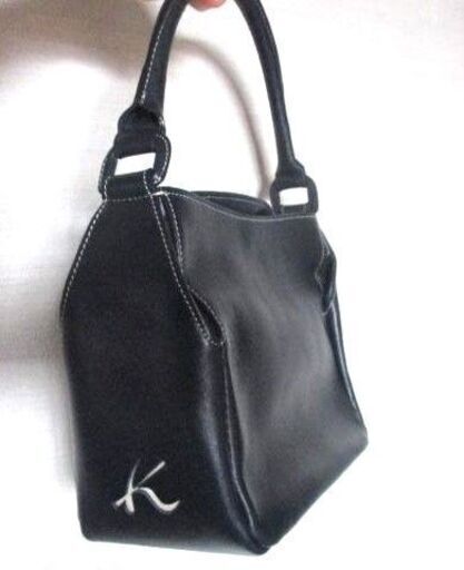 ◆横浜　KITAMURA 紺色ハンドバッグ　キタムラ◆K