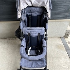 【再投稿】2人乗り　ベビーカー　双子　年子
