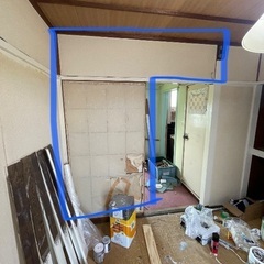解体　間仕切りの撤去　の画像