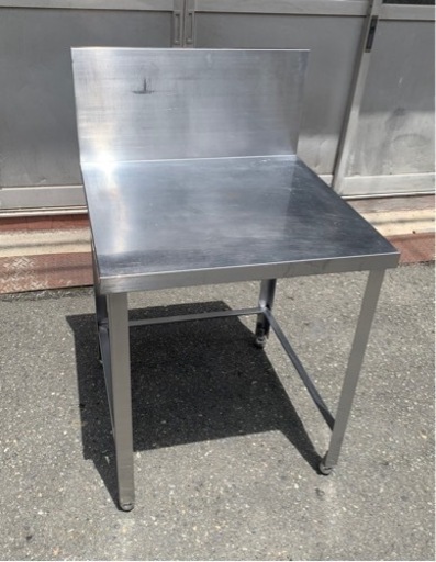 業務用 コンロ台 作業台 調理台 650×650×740+300 厨房機材 飲食店 キッチン 用品 店舗 居酒屋 飲食店 ガス台 バックガード付き 大阪発