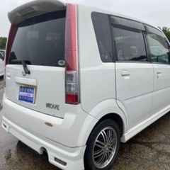 【支払総額13.8万円】社外マフラー ムーヴカスタム6万キロ機関良好 車検令和6年7月 フルセグTV ターボ AA評価4点の画像