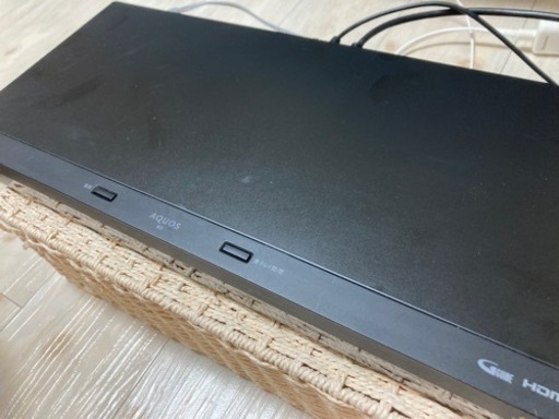【未使用】シャープSHARP 2B-C10CW1 BLACK[ブルーレイレコーダー AQUOS（アクオス） 1TB ダブルチューナー ブラック]