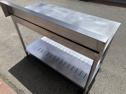 tanico 業務用 コンロ台 作業台 調理台 1200×600×815+150 バックガード付き キッチン 用品 店舗 居酒屋 飲食店 ガス台 厨房機器 大阪発