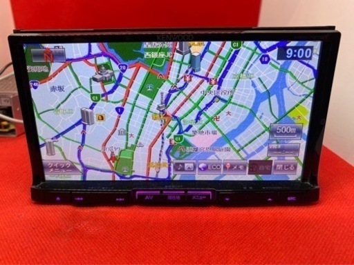 KENWOOD 最上級ナビ　MDV-727DT 新品パーツ多数＋バックカメラ付き お-9