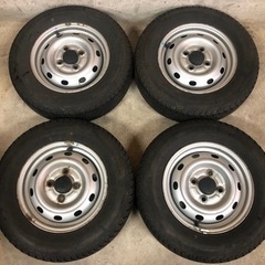 ダイハツ純正 12インチ 4J 4穴 PCD100 ハブ径約54 ②