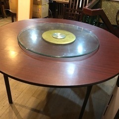 中華テーブル　円卓の画像