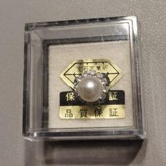 ★美品★ネクタイピン 宝石工業所 英雅堂 ニューパールの画像