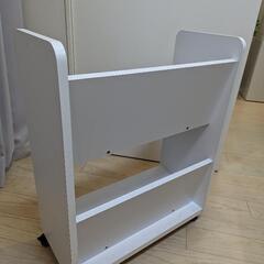 本棚 白の画像