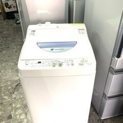 配送可能　シャープ SHARP ES-TG55L-A [たて型洗濯乾燥機（5.5kg） ブルー系]