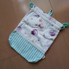 ハンドメイド🍙シェル柄の給食袋🐚の画像