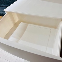 衣類収納タンス（プラスチック製）54×40×106.5の画像