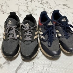 adidas 23cm シューズ　靴　2足　アディダス　ランニング