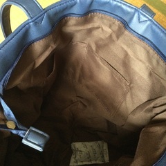 未使用　バッグ　紺色の画像