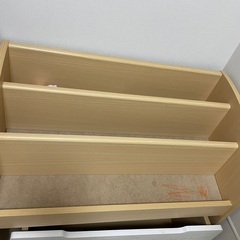 子供用　本棚　おもちゃ入れの画像