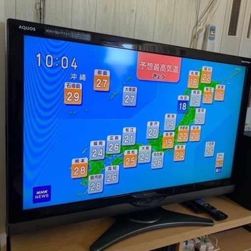 シャープ40インチ液晶テレビ