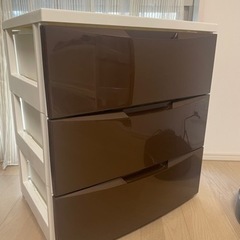 【お譲り先決定】【無料】３段収納ケース