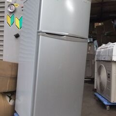 J117 　シャープ　冷蔵庫　２ドア　118L　SJ-H12W-S