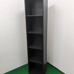 中古　山善　木製カラーボックス　ブラック　W400×D290×H...