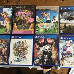 PS2,4 ゲームソフト　7本