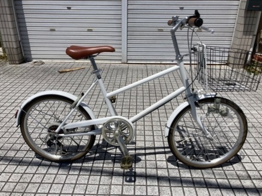 【20インチ小径車】美品❗️6段変速付　チェーン新品❗️若林自転車　唐崎店　SALE中❗️