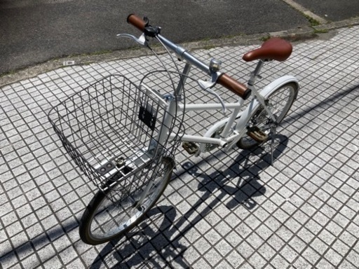 【20インチ小径車】美品❗️6段変速付　チェーン新品❗️若林自転車　唐崎店　SALE中❗️