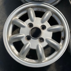 MINILITE 13インチ アルミ ホイール ENGLAND 13×4.00B ミニライト オプティやミラジーノにもオススメ！の画像