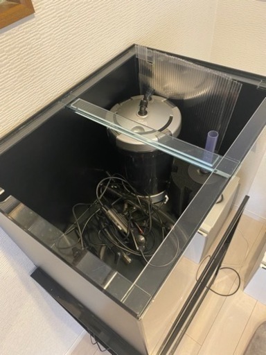 600×450×450 4面ブラック　アクリル水槽　セット　引取り限定