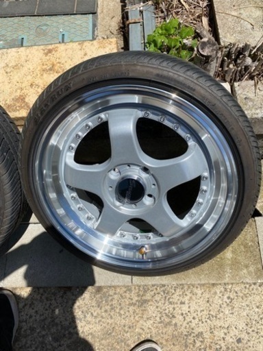 タイヤホイールセット　新品買って3ヶ月です　１６５、４５.１６バリ山
