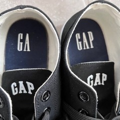 GAP 黒 スニーカー 25cm の画像