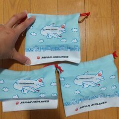JAL　巾着袋