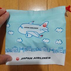 JAL　巾着袋の画像