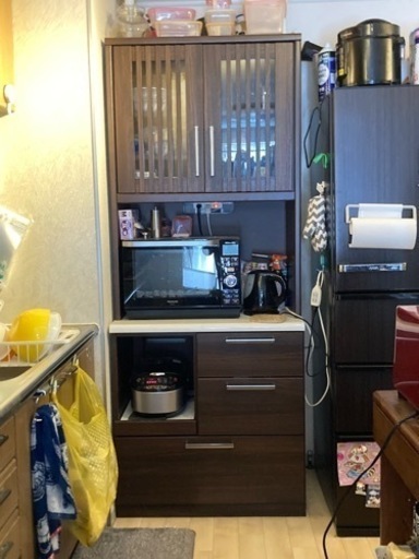 定価7万 美品食器棚 レンジボード