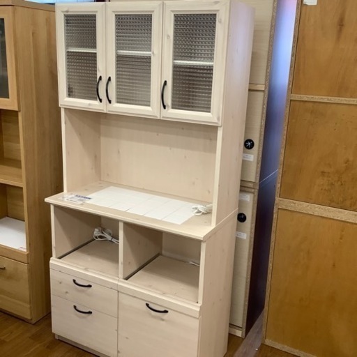 ユーアイ 3枚扉レンジボード【トレファク 川越店】