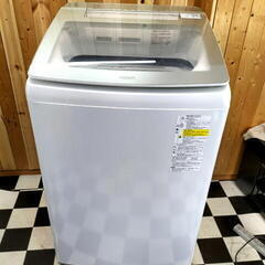 都内23区配送無料✨縦型洗濯乾燥機　アクア　AQW-GTW100H 2019年 アクア 縦型洗濯乾燥機10kg AQW-GTW100H 2019年製 ホワイト - メルカリ