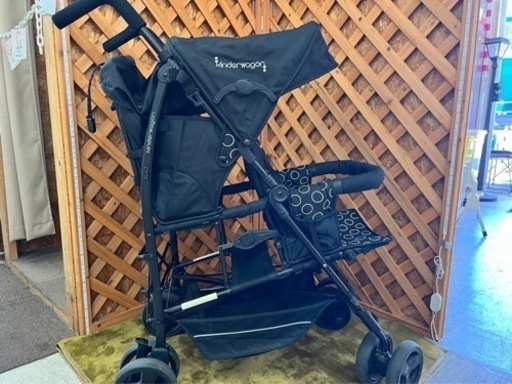 【愛品館 江戸川店】キンダーワゴン ベビーカー DUOシティ HOP ブラック ベビーカー 2019年製 ID:110-024070-007