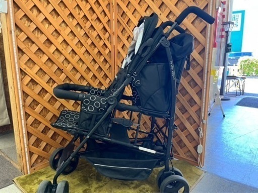 【愛品館 江戸川店】キンダーワゴン ベビーカー DUOシティ HOP ブラック ベビーカー 2019年製 ID:110-024070-007