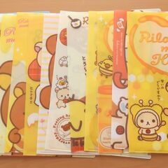 【現状品・15枚セット】 リラックマ ローソン A4クリアファイ...