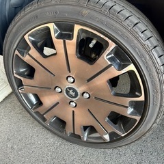 ！！条件付き値下げ！！１ヶ月しか履いてないタイヤブロンズホイール4本