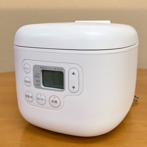 【 美品 】 無印良品 炊飯器 MJ-RC3A 2016年製 MUJI 一人暮らし 3合