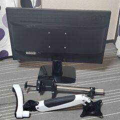 「値下げしました！」Acer 27インチモニターとモニターアームの画像