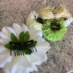 結婚式　前撮り　浴衣　着物等　髪飾りの画像